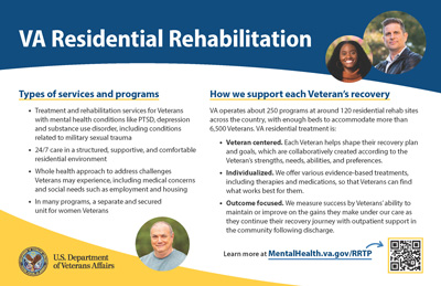 Thumbnail for the VA Residential Rehabilitation handout